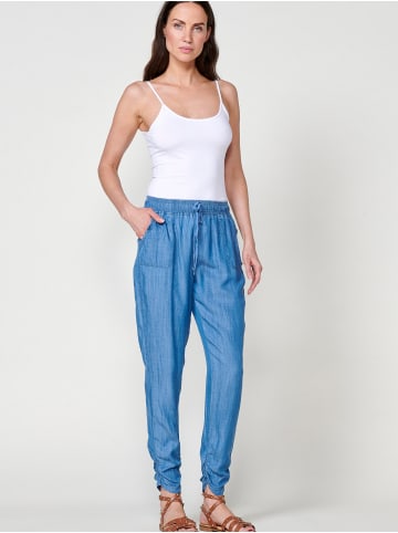 KOROSHI Lange jogginghose. in blau