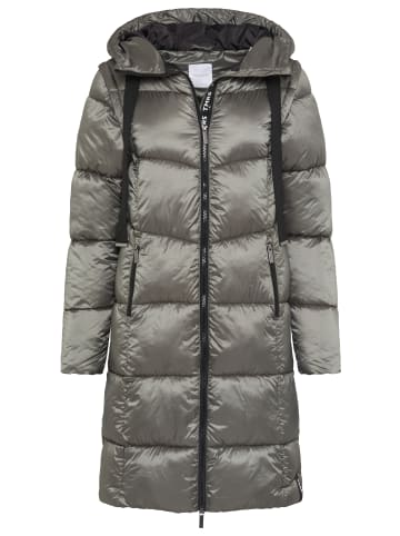 Tamaris Wintermantel in khaki grau
