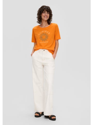 s.Oliver T-Shirt kurzarm in Orange