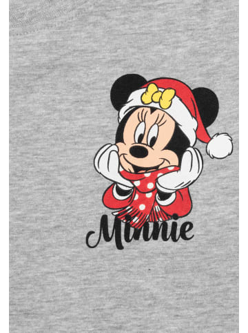 United Labels Disney Minnie Mouse XMAS Schlafanzug Christmas Winter Langarm in grau