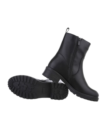 Ital-Design Stiefelette in Schwarz