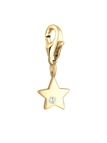 Nenalina Charm 925 Sterling Silber Astro, Sterne, Stern in Gold