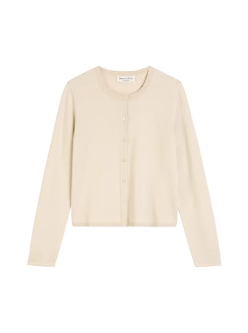 Marc O'Polo Cardigan slim in Light Oat