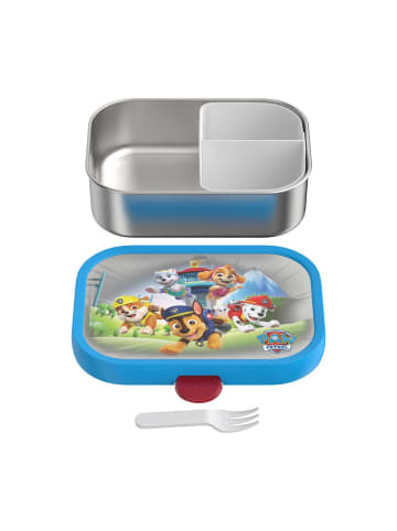 Mepal Edelstahl-Brotdose mit Gabel Campus 18 x 13 cm in Paw Patrol Pups