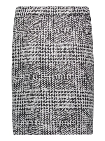 Betty Barclay Jerseyrock kariert in Grau/Beige