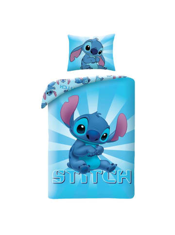 COFI 1453 Disney Lilo & Stitch Bettwäsche 140 × 200 cm Baumwolle Bettbezug in Mehrfarbig