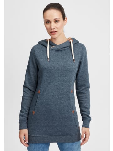 Oxmo Hoodie OXVicky Sweat Pile Hoodie Long in Blau