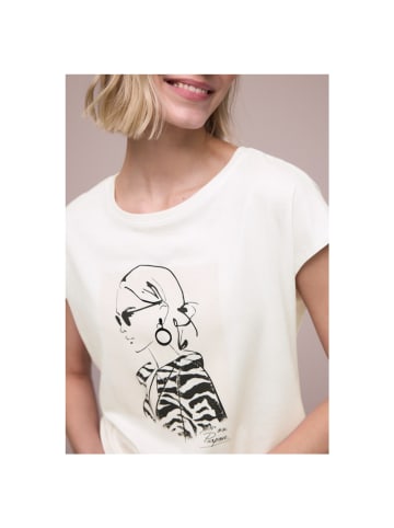 Street One T-Shirt in off white