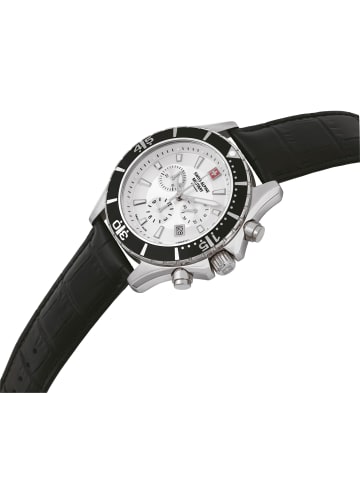 Swiss Alpine Military by Grovana Chronograph für Herren in Schwarz