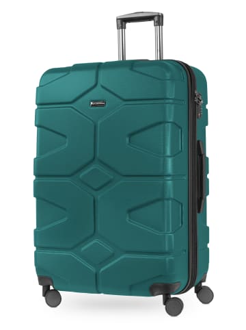 Hauptstadtkoffer X-Kölln - großer Hartschalenkkoffer Erweiterung TSA 76cm 120L in Aquagrün