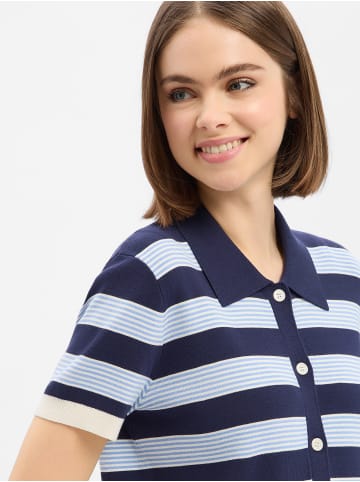JOOP! Bluse Kasha in marine hellblau