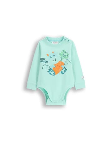 Coccodrillo Langarm-Body in in Minzfarbe
