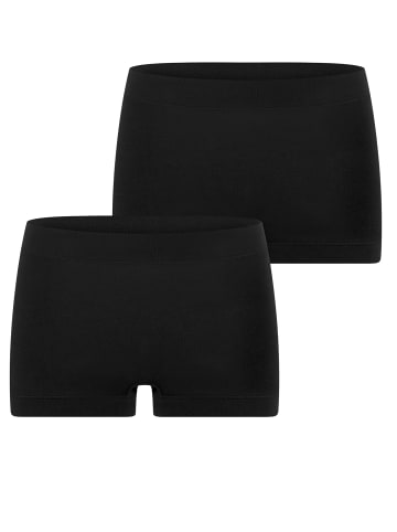 Schiesser Shorts Unique Cotton in Schwarz