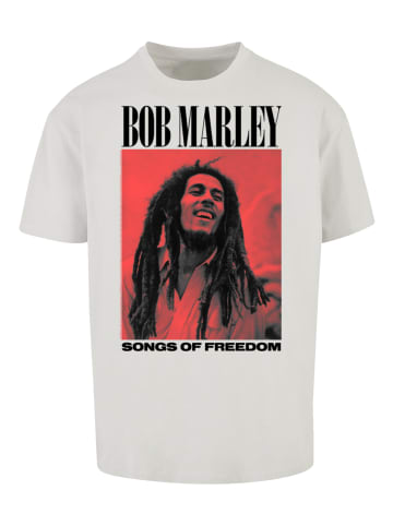 F4NT4STIC Heavy Oversize T-Shirt Bob Marley Songs Of Freedom Reggae Music in lightasphalt