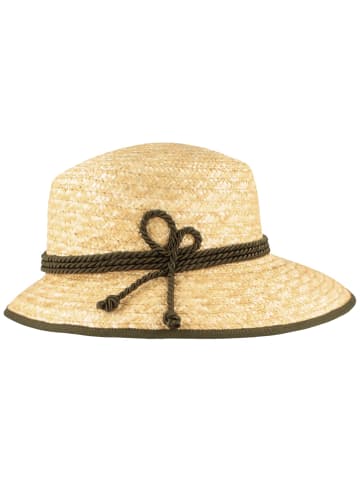 BREITER Trachtenstrohhut in beige
