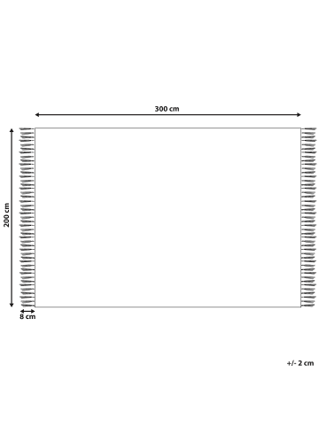 Beliani Vintage VANASHEN in Bunt - (W) 200 x (L) 300 cm