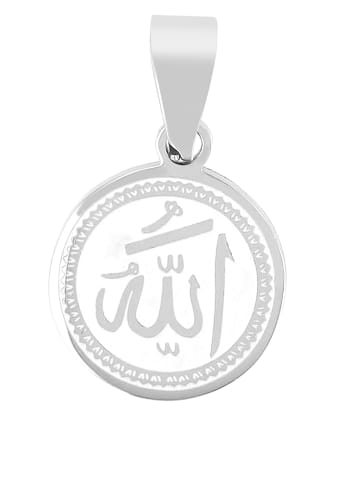 Adeliás Unisex Anhänger aus Edelstahl in silber