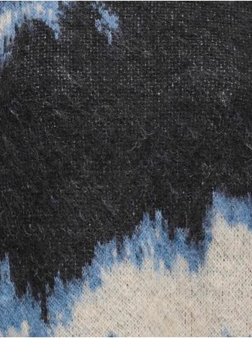 JACQUELINE de YONG Strickpullover Weich Rundhals Langarm Tiefe Schultern in Schwarz