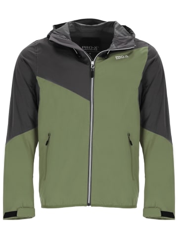 PRO-X elements Herren-Stretch-Jacke "LIAM" in Hydro Green - Anthrazit
