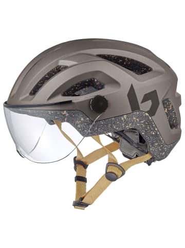 Bollé City-Fahrradhelm "Eco React Visor" in bronze