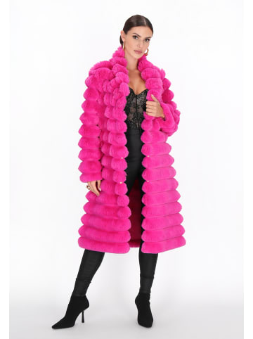 faina Women Coat in fuchsia