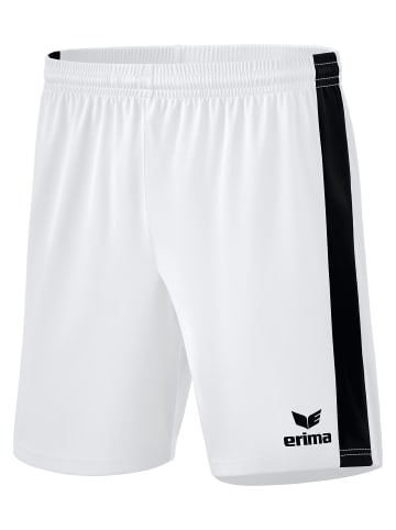 erima Retro Star Shorts in weiss/schwarz