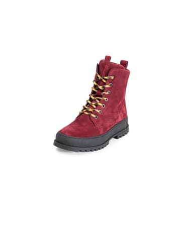 VITAFORM Veloursleder Stiefeletten in bordeaux