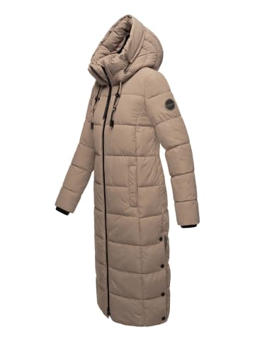 Marikoo Steppmantel Nadeshikoo XVI in Taupe Grey