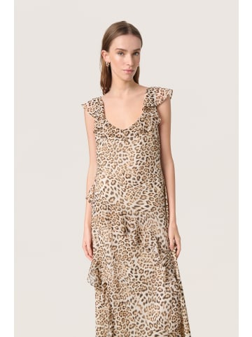 Soaked in Luxury Kleid SLAnaya Feminine Form in Leopard Print