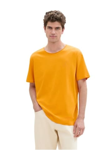 Tom Tailor Rundhals T-Shirt für Herren in orange