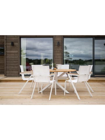 ebuy24 Gartenset Mexico 7-teilig Natur 140 x 140 cm