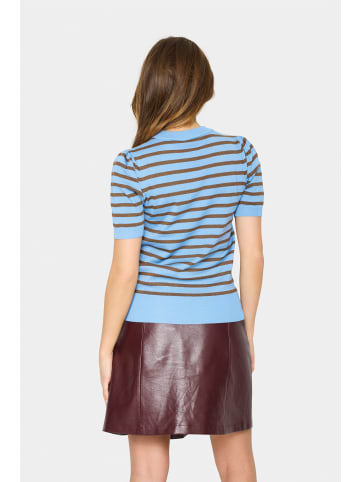 SAINT TROPEZ Strickpullover MilaSZ Gerade Passform in Allure Ermine Stripe