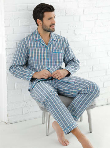WITT WEIDEN Pyjama in blau-kariert