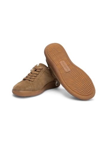 VITAFORM Veloursleder Sneaker in caramel