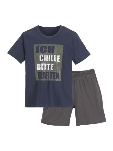 AUTHENTIC LE JOGGER Pyjama in marine-anthrazit