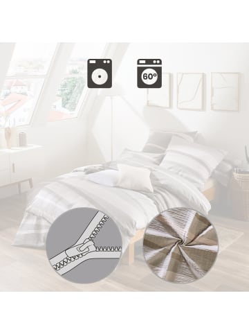 Erwin Müller Seersucker Kissenbezug in beige