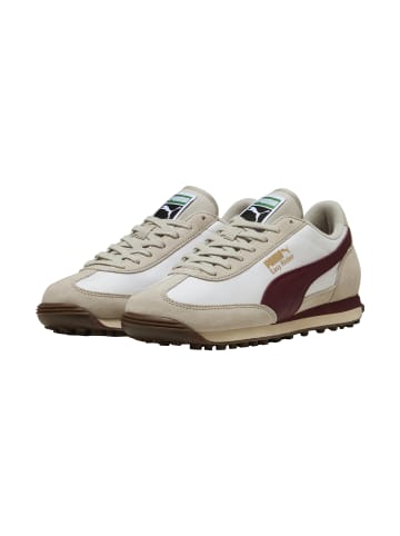 Puma Easy Rider Vintage Leder Sneakers Warm Weiß Ruby Shimmer