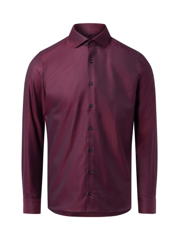 Finshley & Harding Hemd in aubergine - 0014