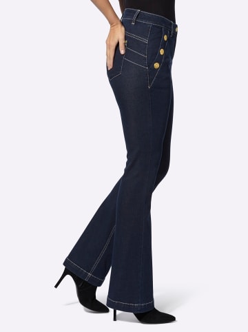 Heine Bootcut-Jeans in dark blue