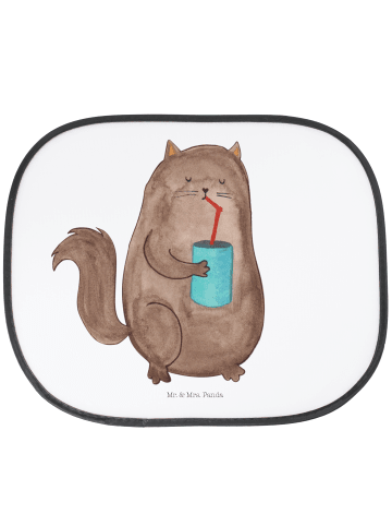 Mr. & Mrs. Panda Sonnenblende Auto Katze Dose ohne Spruch in Weiß