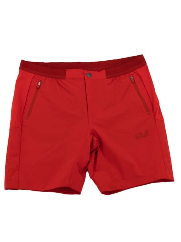 Jack Wolfskin Hose Trail Short in Rot