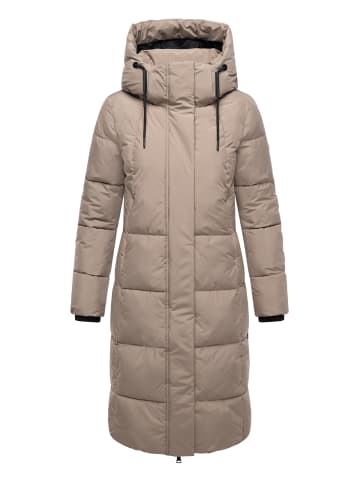 Marikoo Steppmantel Chumanii XVI in Taupe Grey
