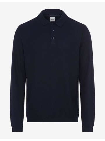 BRAX  Langarmshirt in navy