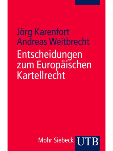 Sonstige Verlage Entscheidungen zum Europäischen Kartellrecht