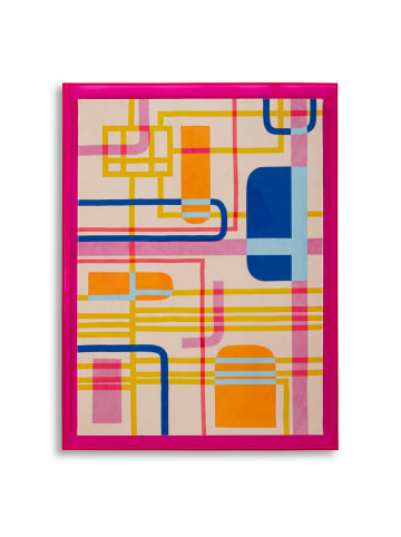 Mauro Ferretti Druck auf lackierter Leinwand mit Acrylrahmen, 60 x 3,3 x 80 cm