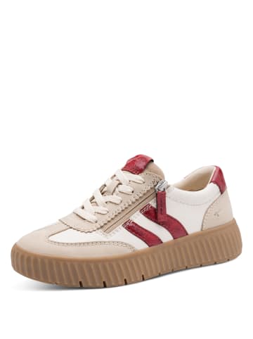Tamaris Sportliche Schnürschuhe in Beige
