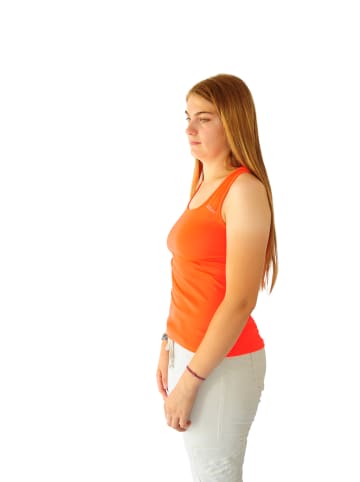 Joluvi Tank Top Ultra Tir in Coral Neon