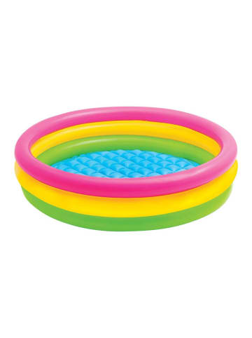 Intex Planschbecken Sunset Glow Baby Pool, 3-Ring 147x33cm in bunt