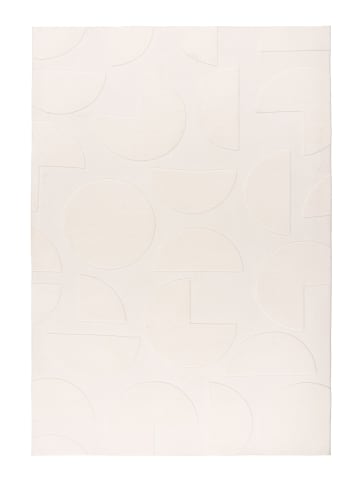 Kayoom Kayoom Neu 2026 Wohnzimmer Kurzflor Teppich Libra 125 elfenbein in elfenbein