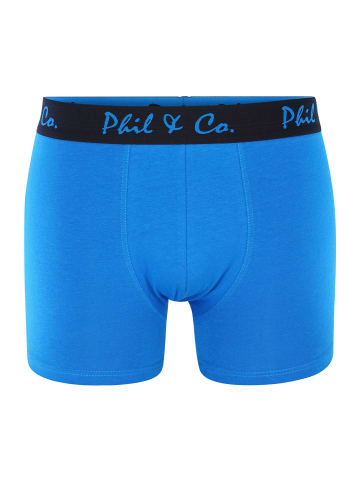 Phil & Co. Berlin  Retro Pants Jersey in schwarz-blau